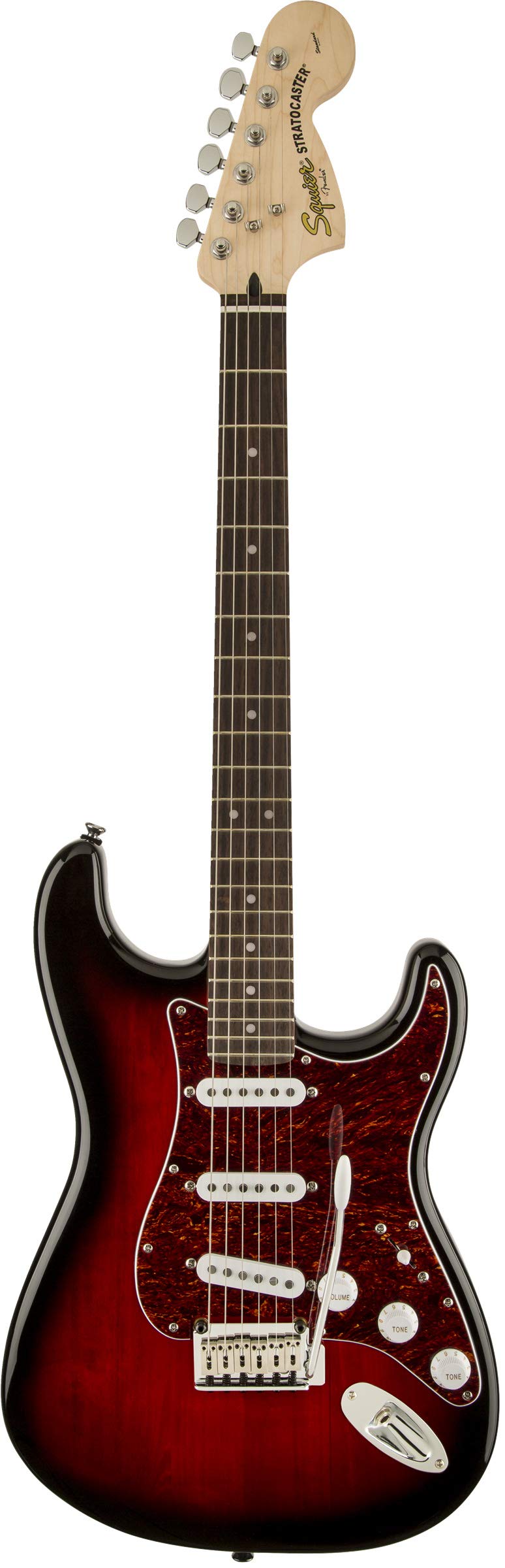 ■Squier Fender Standard Stratocaster Guitarra Fender Squier Standard Stratocaster Preta Metalica
